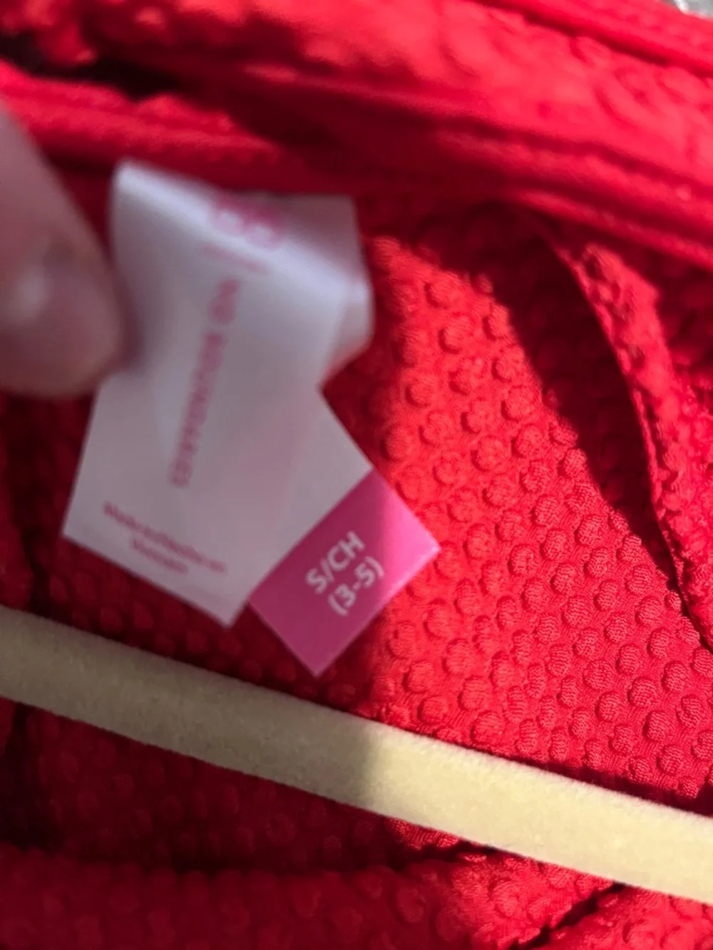 No Boundaries Red Heart Cutout Dress - Picture 3 of 3